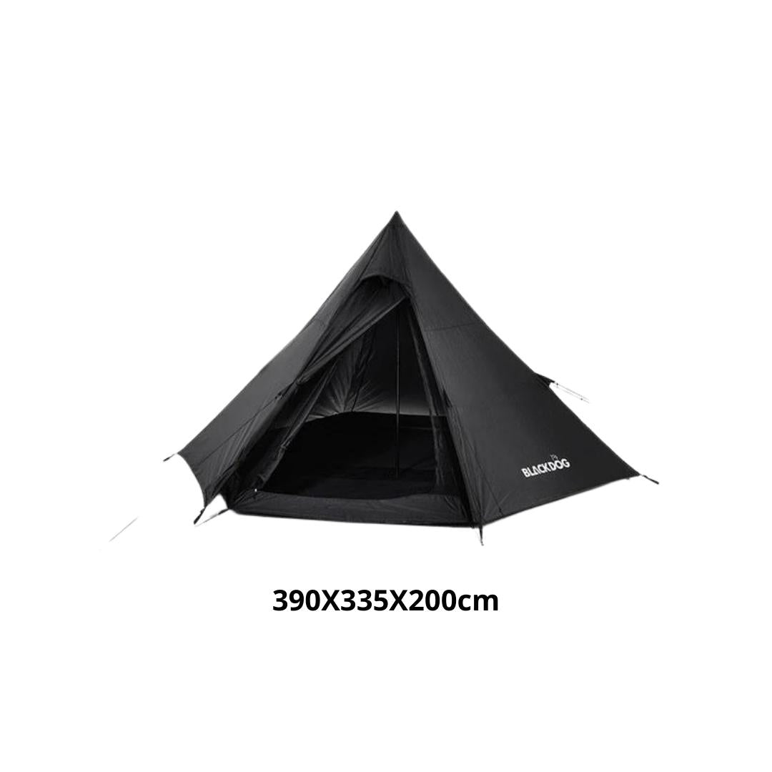 BlackDog Pyramid Tent - Silver Coated/Black(M)