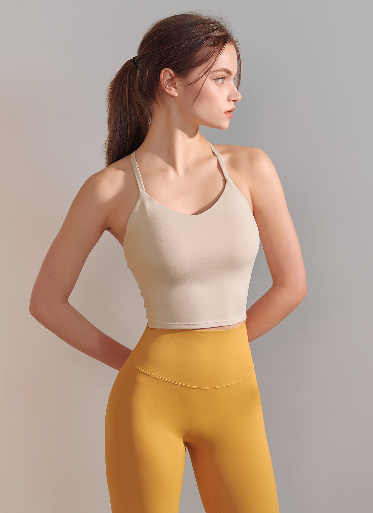 [1+1] Back Line Bra Top