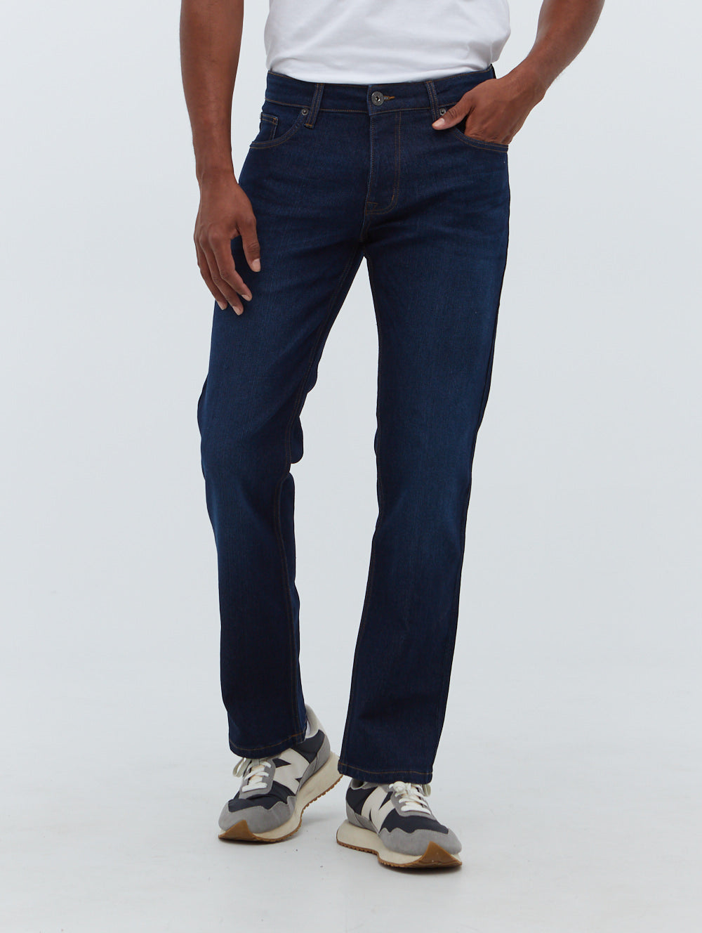 Stuart Straight Leg Jeans - Blue
