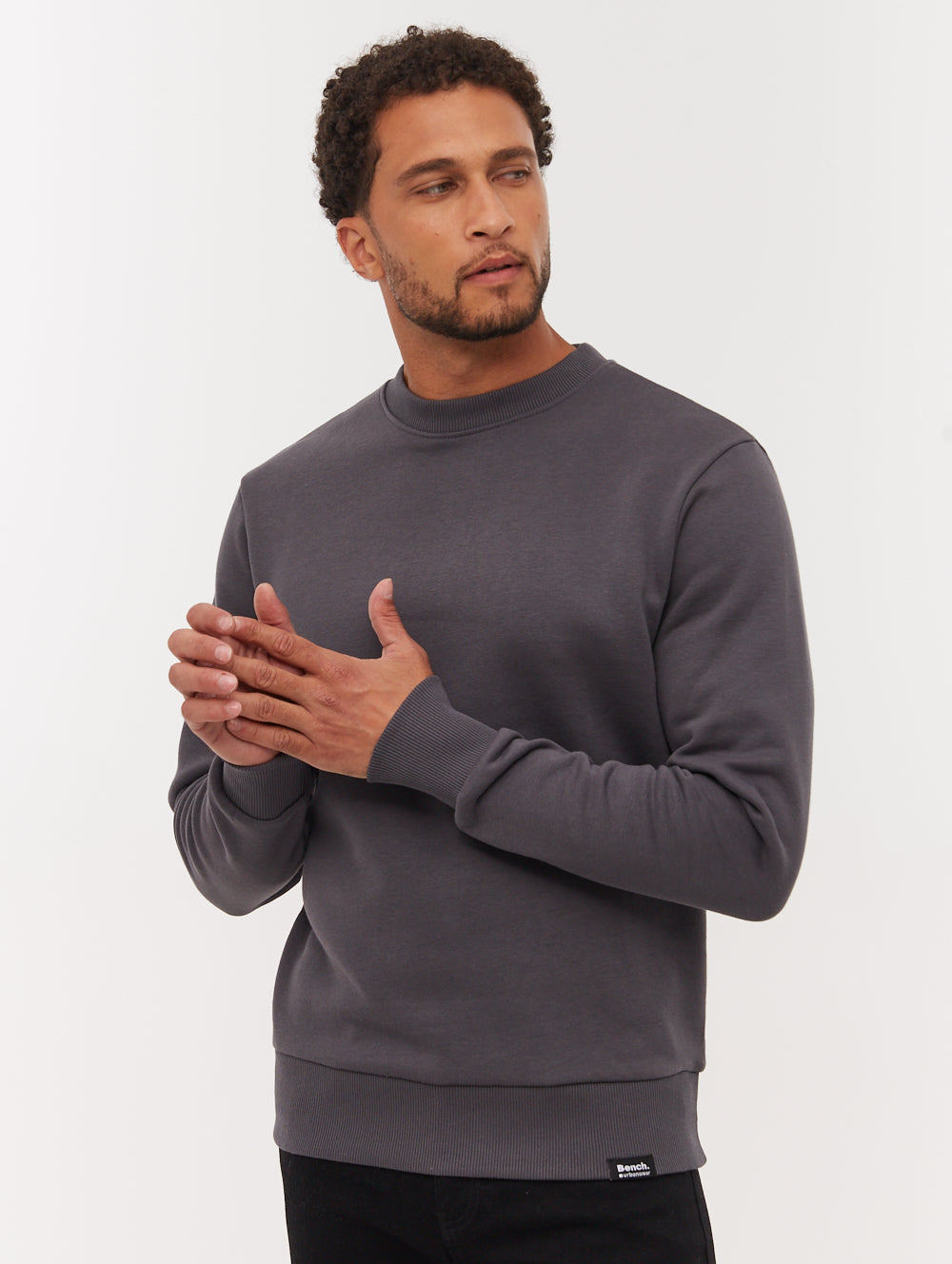 Bassan Crew Neck - Grey
