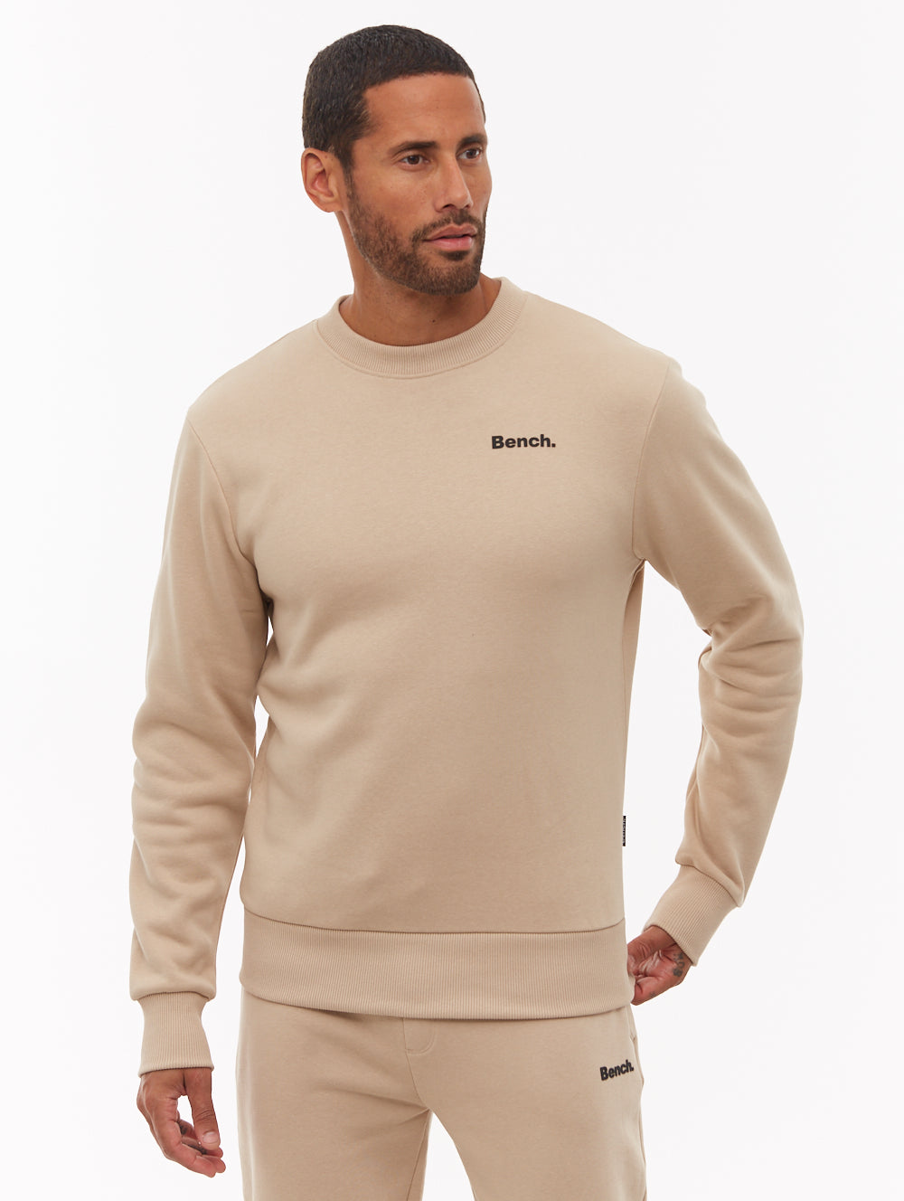 Tumori Emblem Crew Neck - Beige