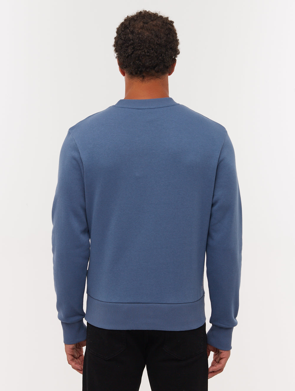 Bazato Tonal Logo Crew Neck - Blue