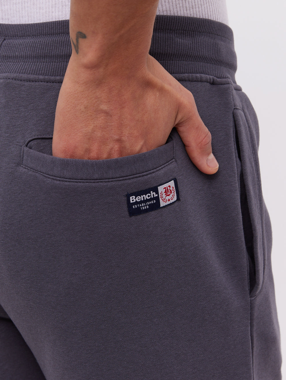 Jackton Collegiate Jogger Shorts - Grey