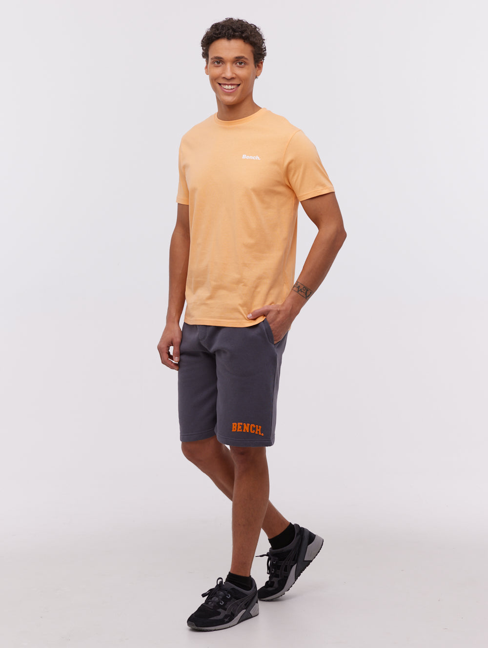 Jackton Collegiate Jogger Shorts - Grey