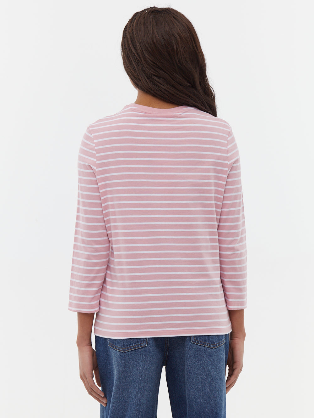 Lesedi 3/4 Stripe T-Shirt - Pink
