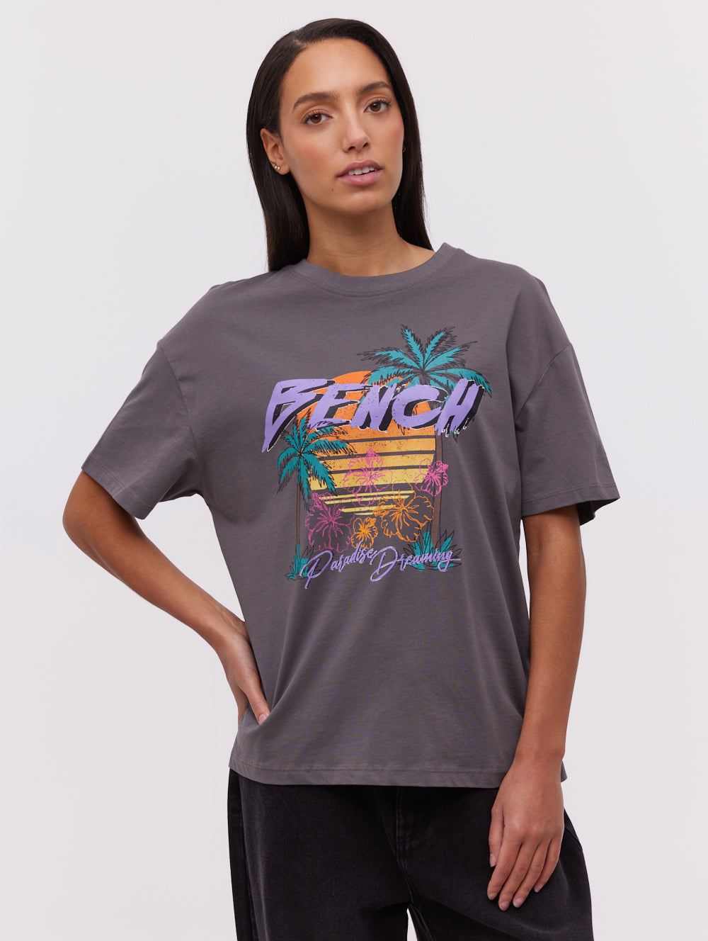 Salome Graphic T-Shirt - Grey