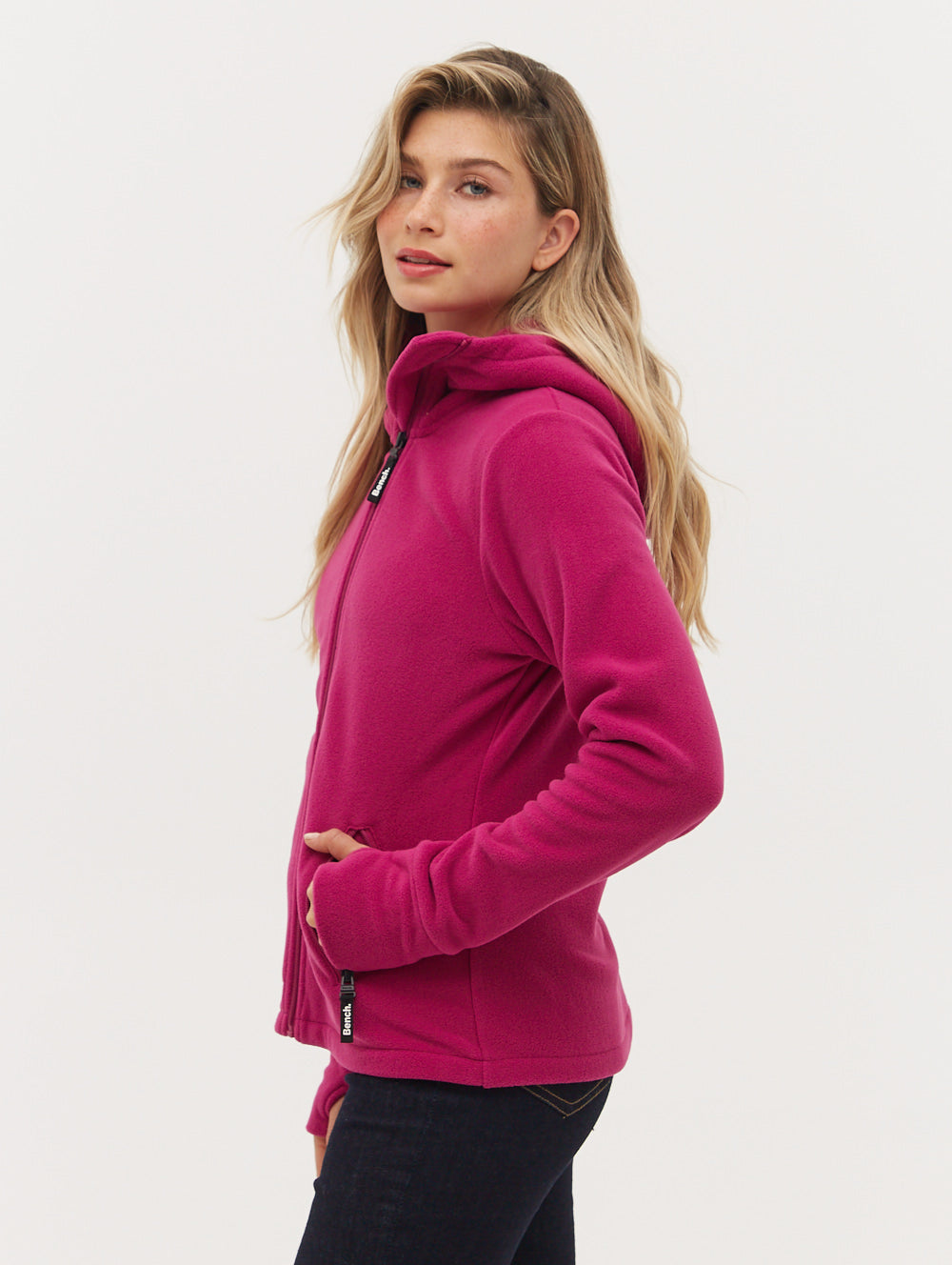 Ninja Microfleece Asymmetric Zip-Up - Purple