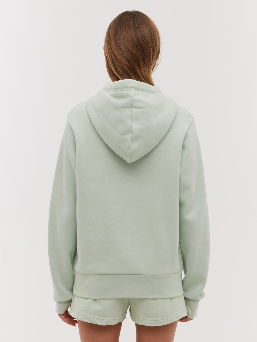 Tealy Outline Logo Hoodie - Green
