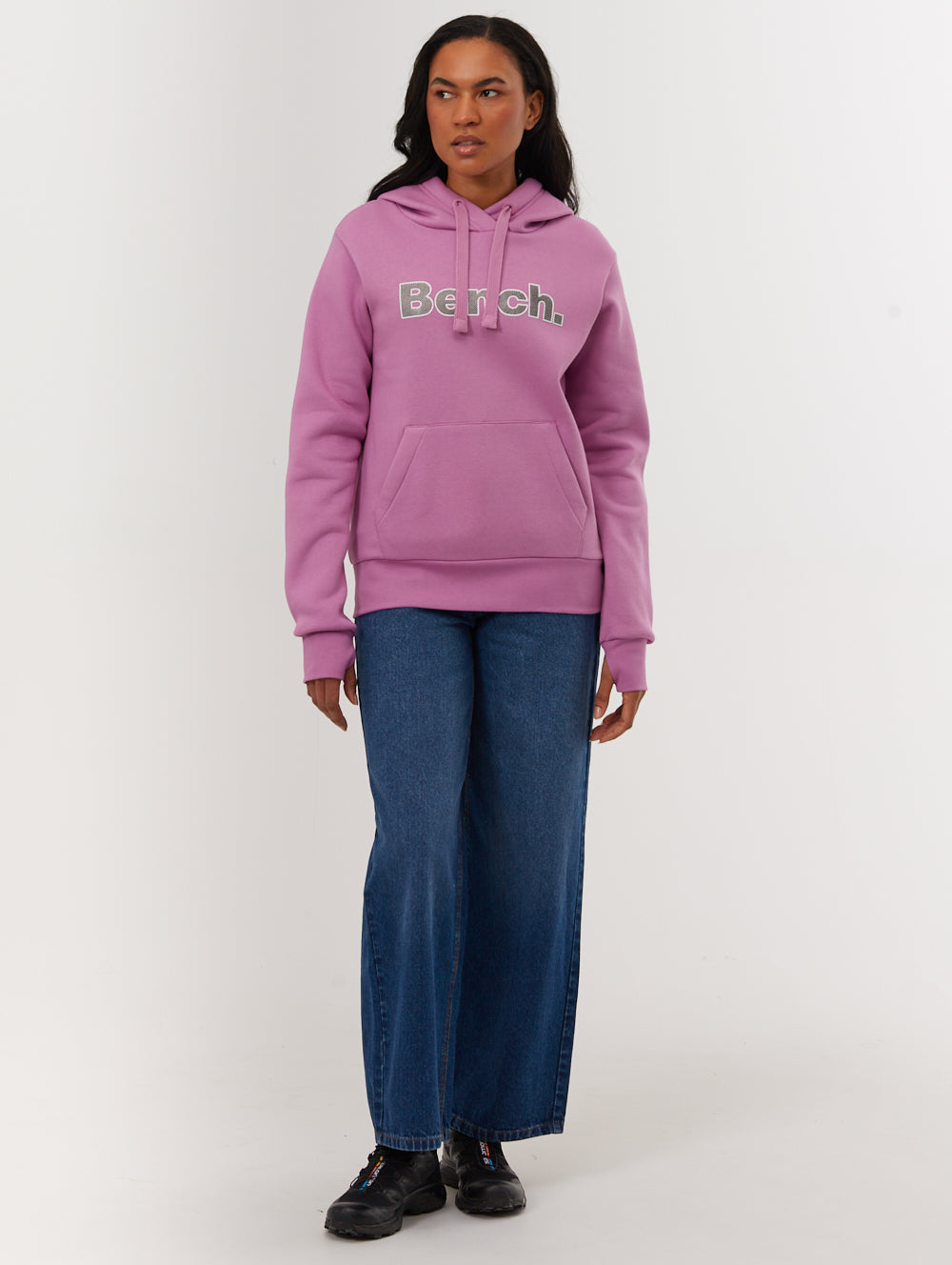 Tealy Outline Logo Hoodie - Purple