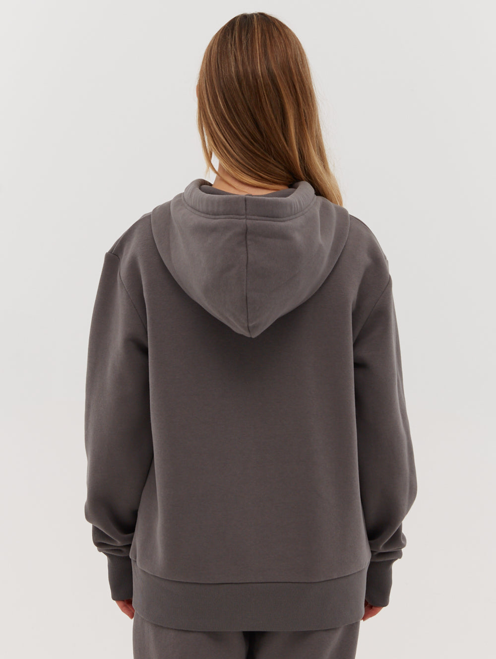 Lias Outline Logo Hoodie - Grey