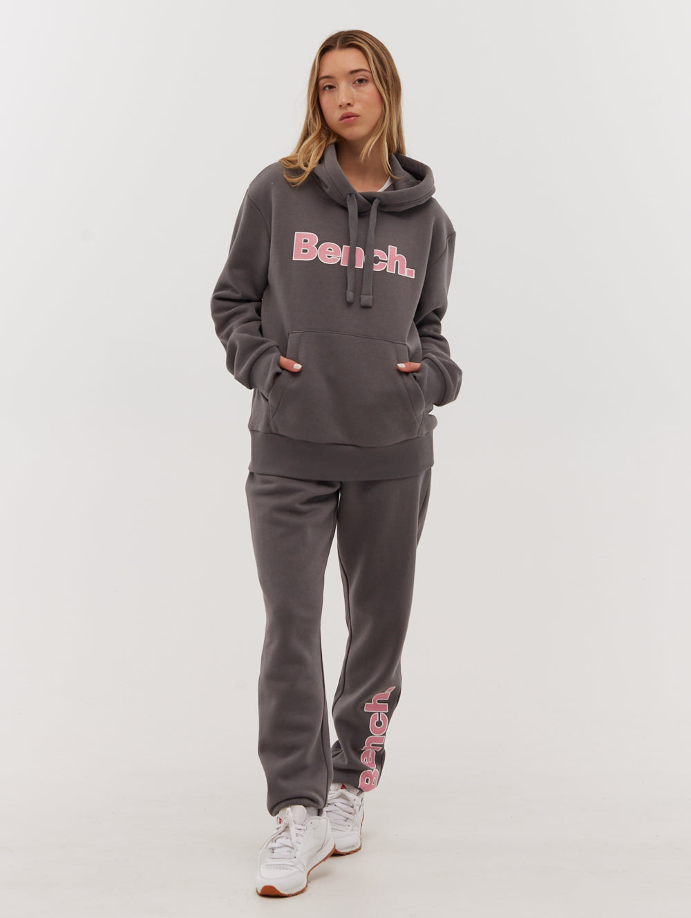 Lias Outline Logo Hoodie - Grey