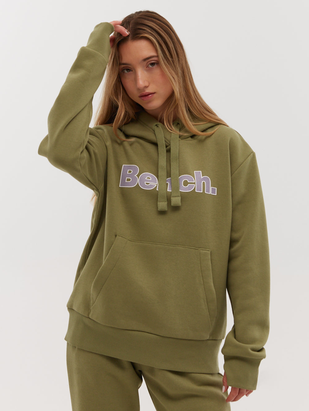Lias Outline Logo Hoodie - Green