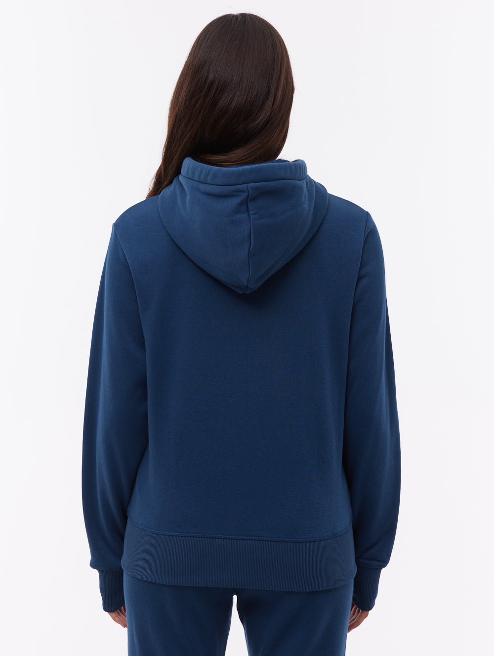Carah Zip-Up Emblem Hoodie - Blue