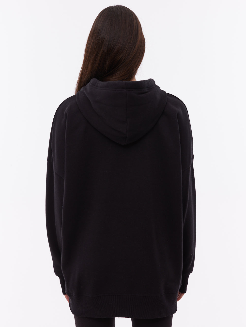 Darea Oversize Emblem Hoodie - Black