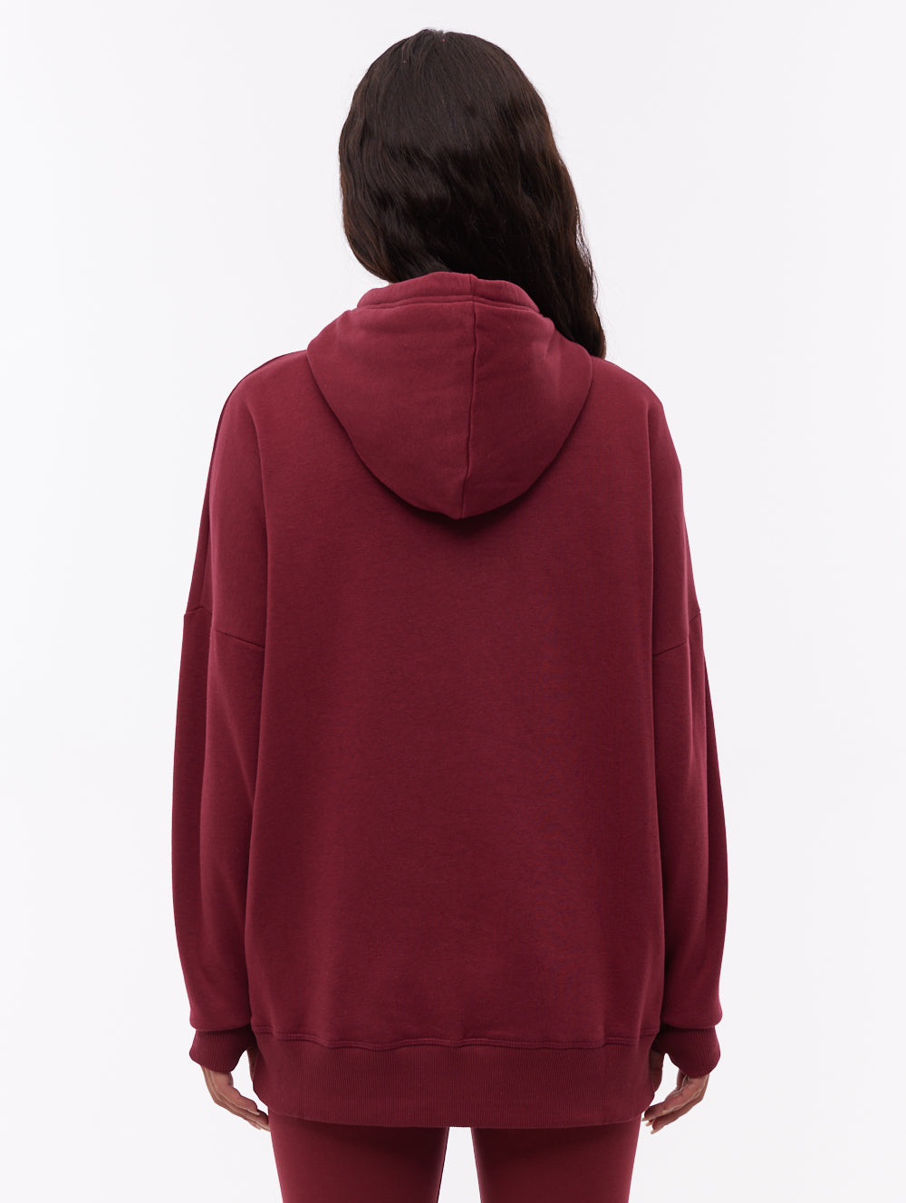 Darea Oversize Emblem Hoodie - Red