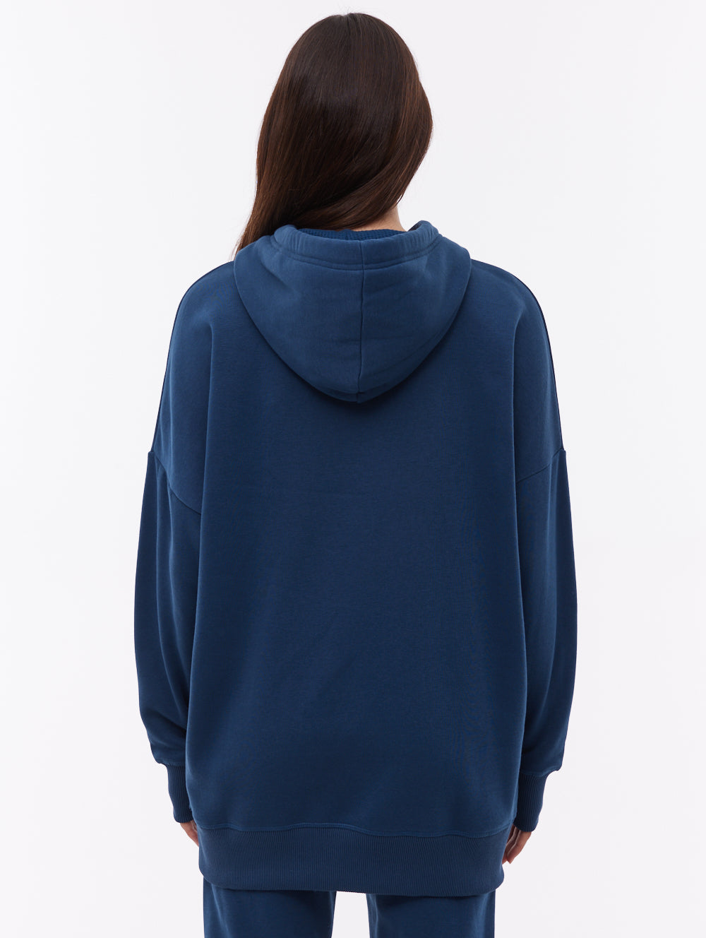 Darea Oversize Emblem Hoodie - Blue