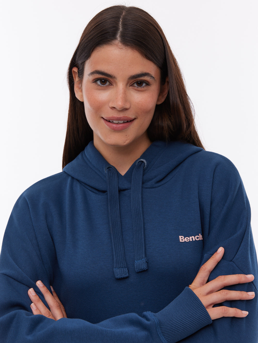 Darea Oversize Emblem Hoodie - Blue