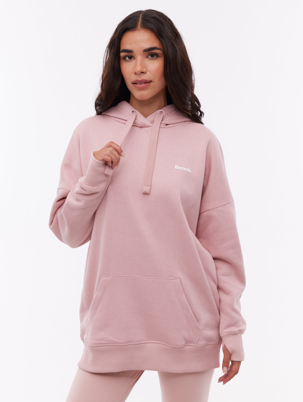Darea Oversize Emblem Hoodie - Pink