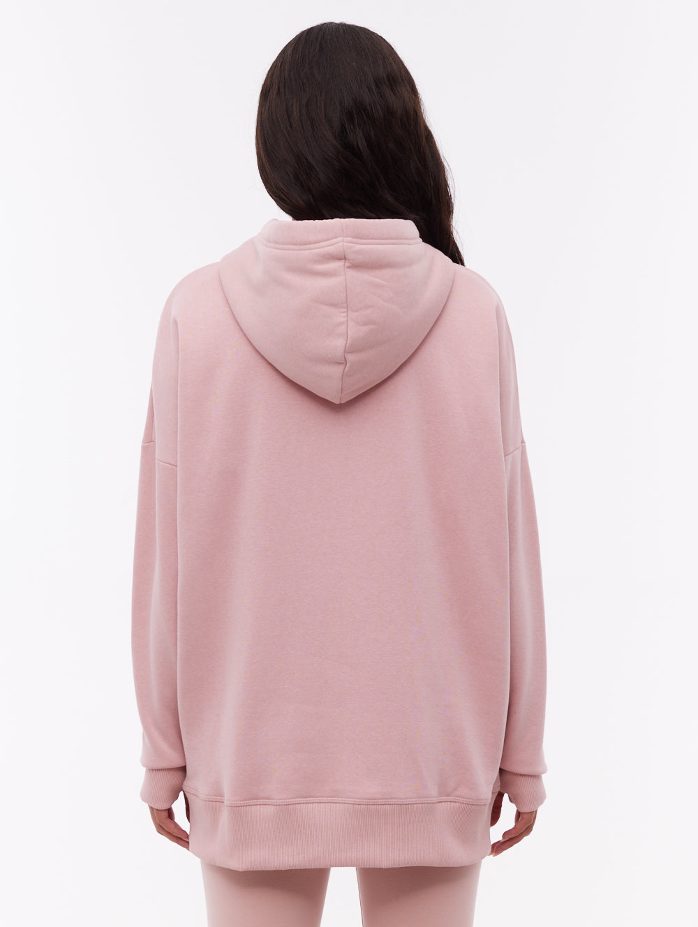 Darea Oversize Emblem Hoodie - Pink