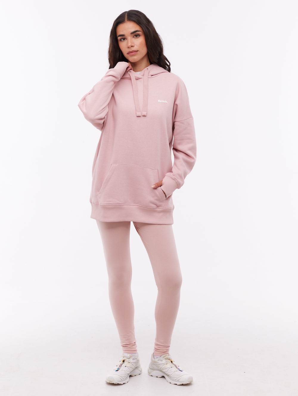 Darea Oversize Emblem Hoodie - Pink