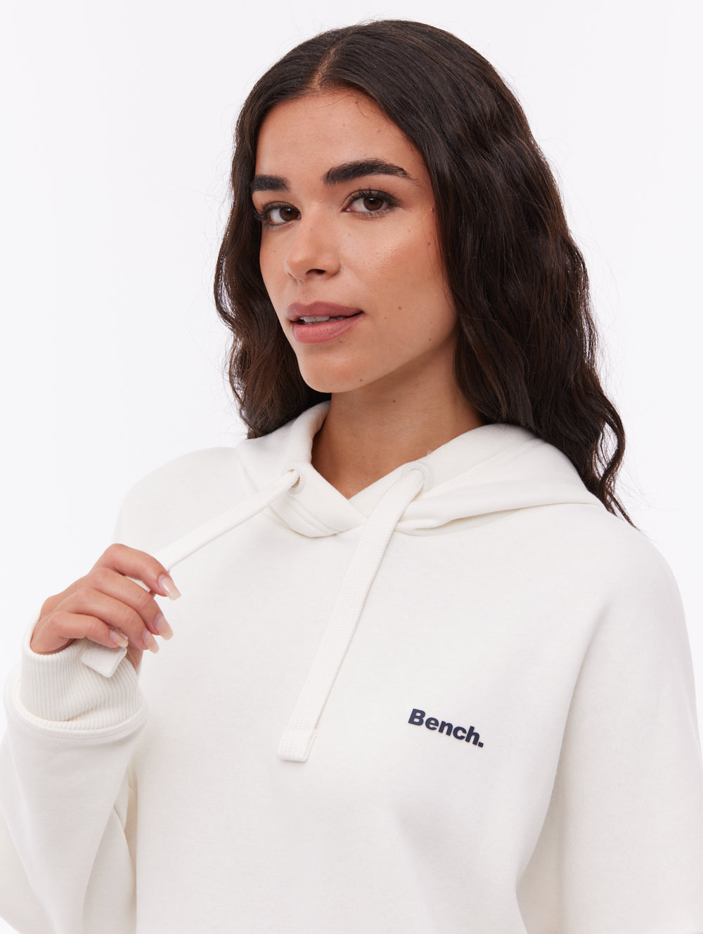Darea Oversize Emblem Hoodie - White