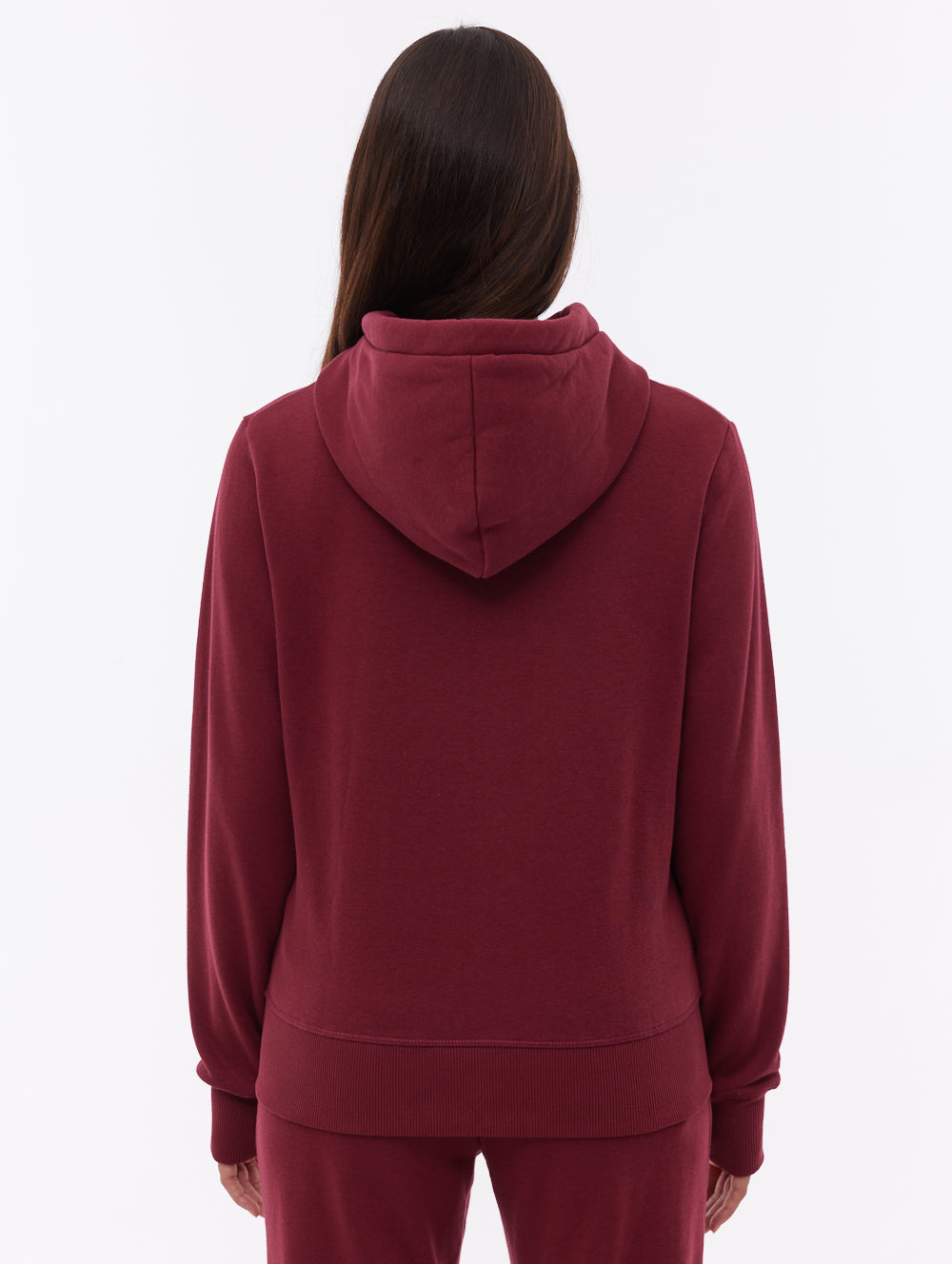 Inah Zip-Up Hoodie - Red
