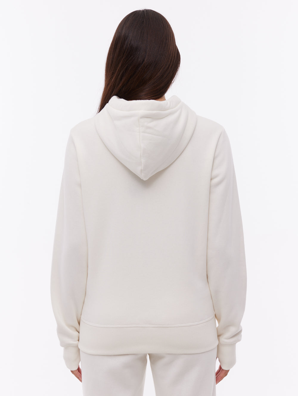 Inah Zip-Up Hoodie - White