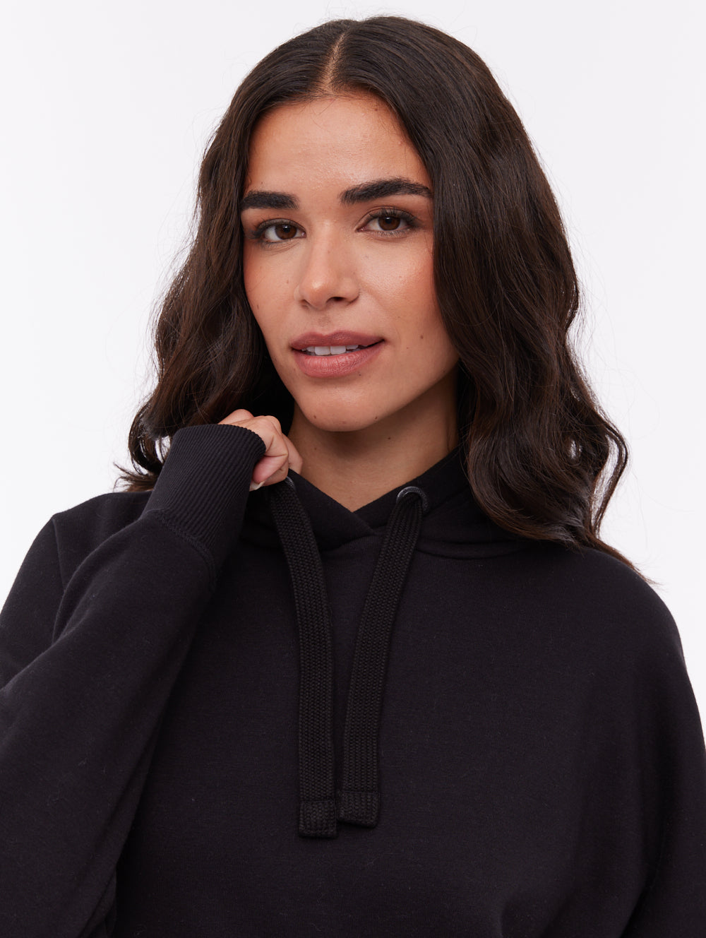 Fray Oversize Hoodie - Black