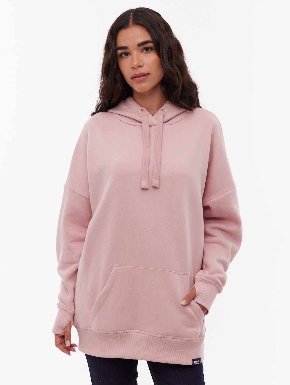 Fray Oversize Hoodie - Pink