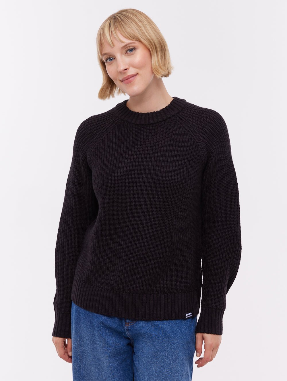 Sorpha Crew Neck Sweater - Black