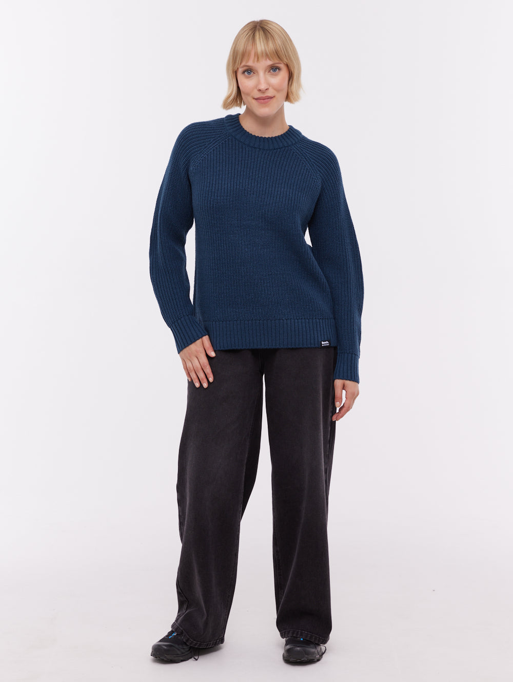 Sorpha Crew Neck Sweater - Blue