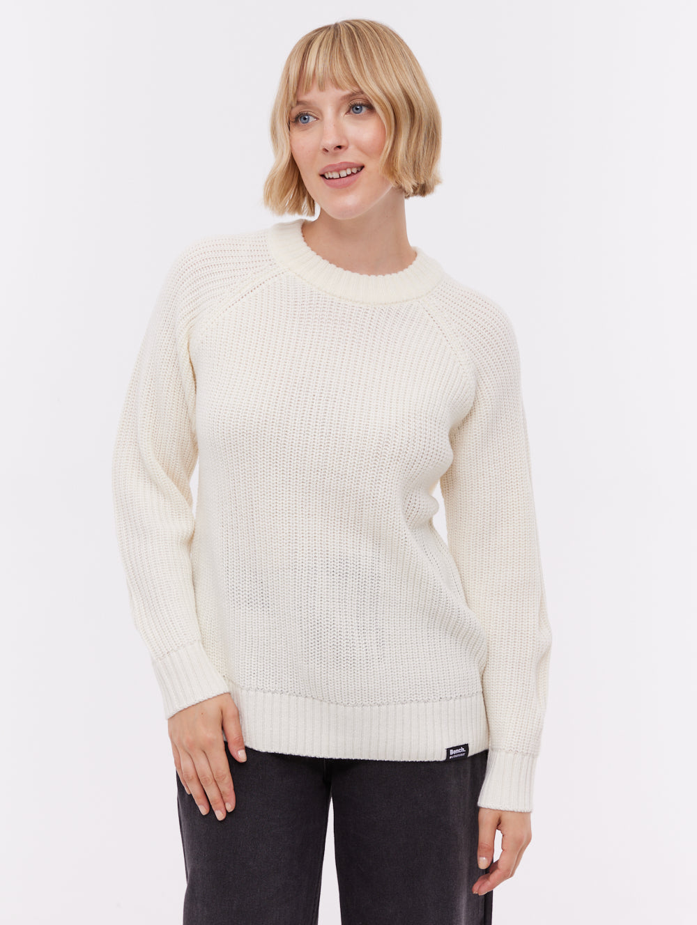 Sorpha Crew Neck Sweater - White