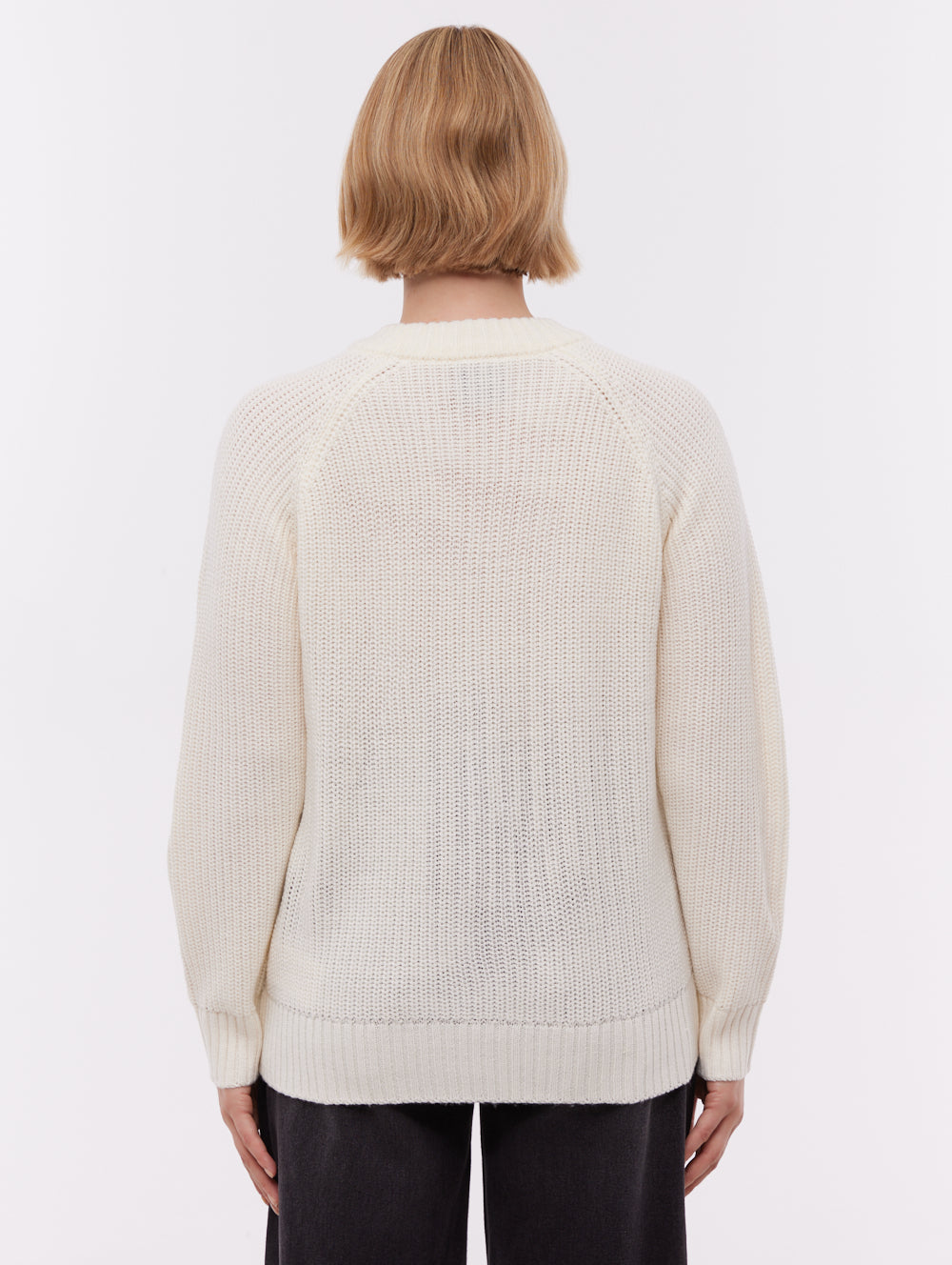 Sorpha Crew Neck Sweater - White