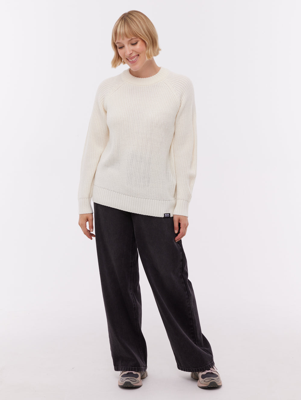 Sorpha Crew Neck Sweater - White