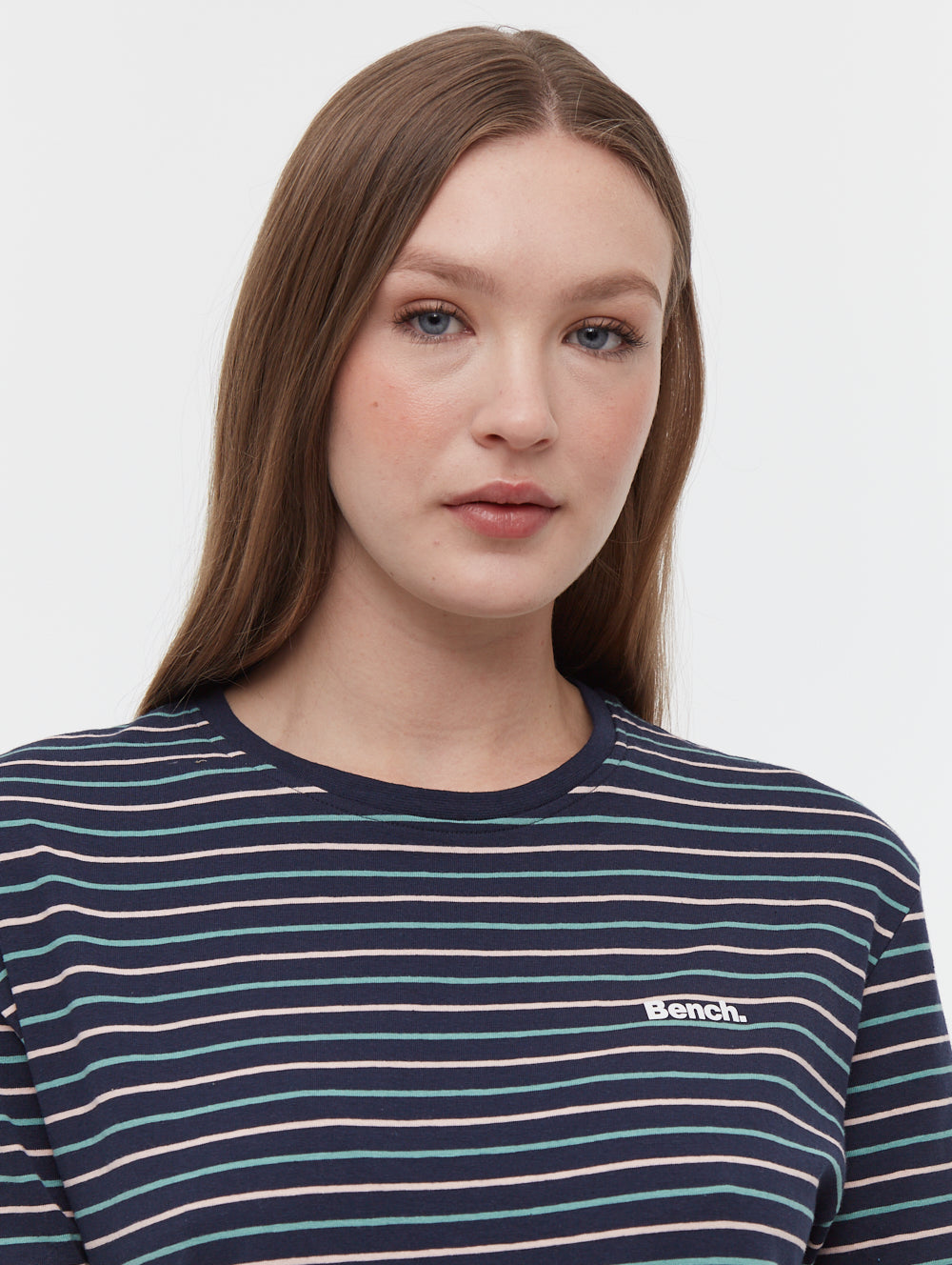Marri Striped T-Shirt Maxi Dress - Blue