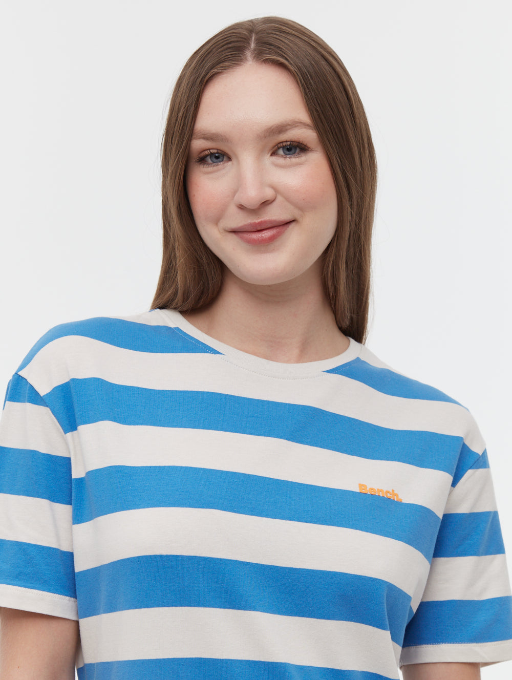 Marri Striped T-Shirt Maxi Dress - Blue