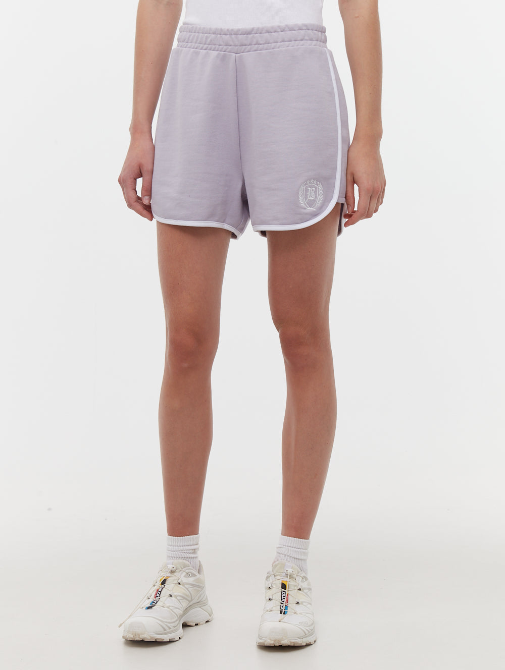 Soliha Jogger Shorts - Purple