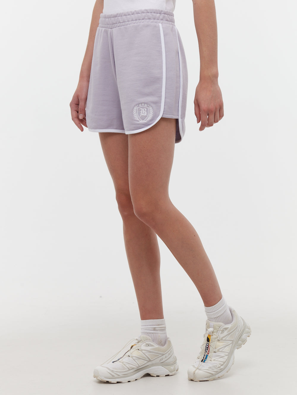 Soliha Jogger Shorts - Purple