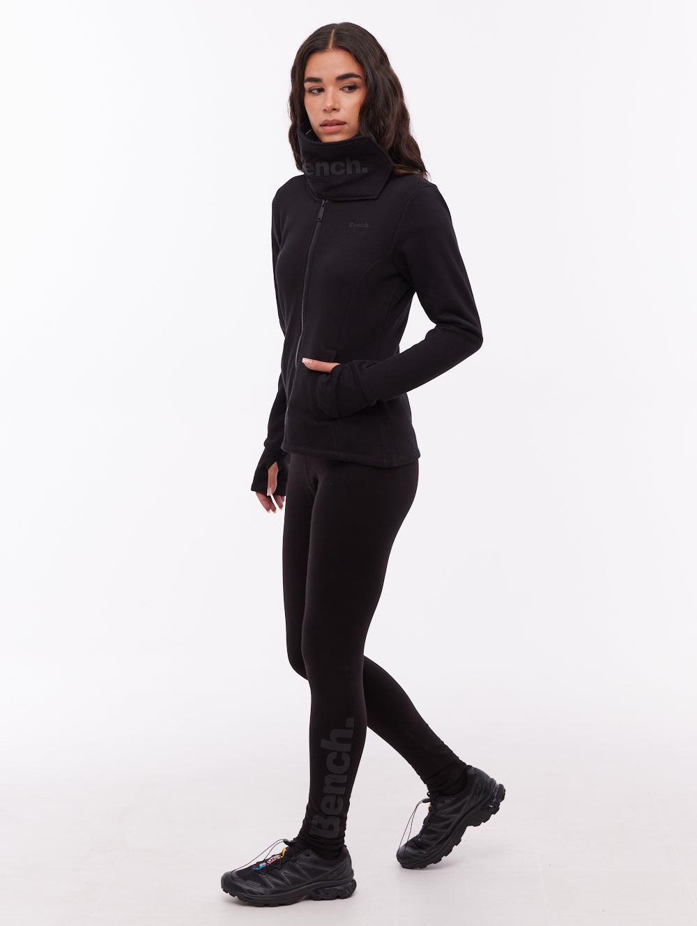 Tissa Leg Logo Leggings - Black