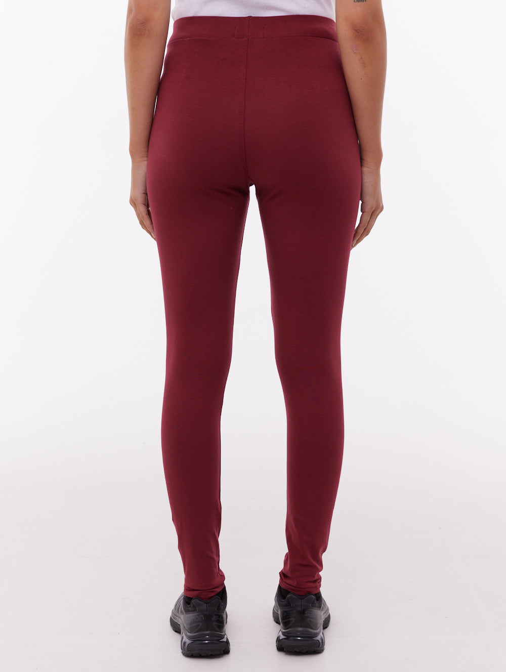 Tissa Leg Logo Leggings - Red