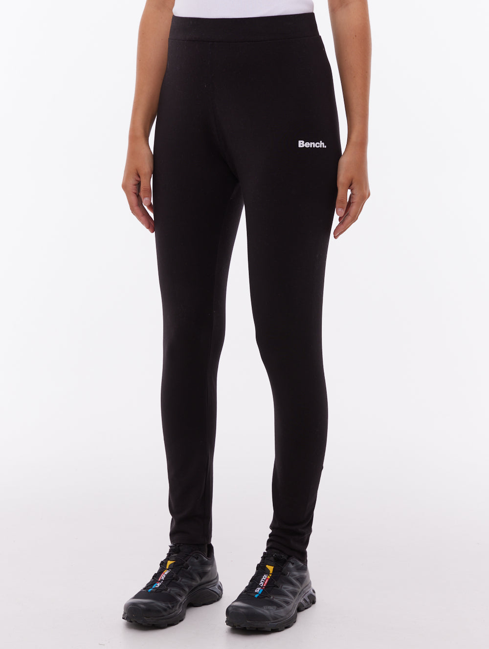 Jeana Emblem Leggings - Black