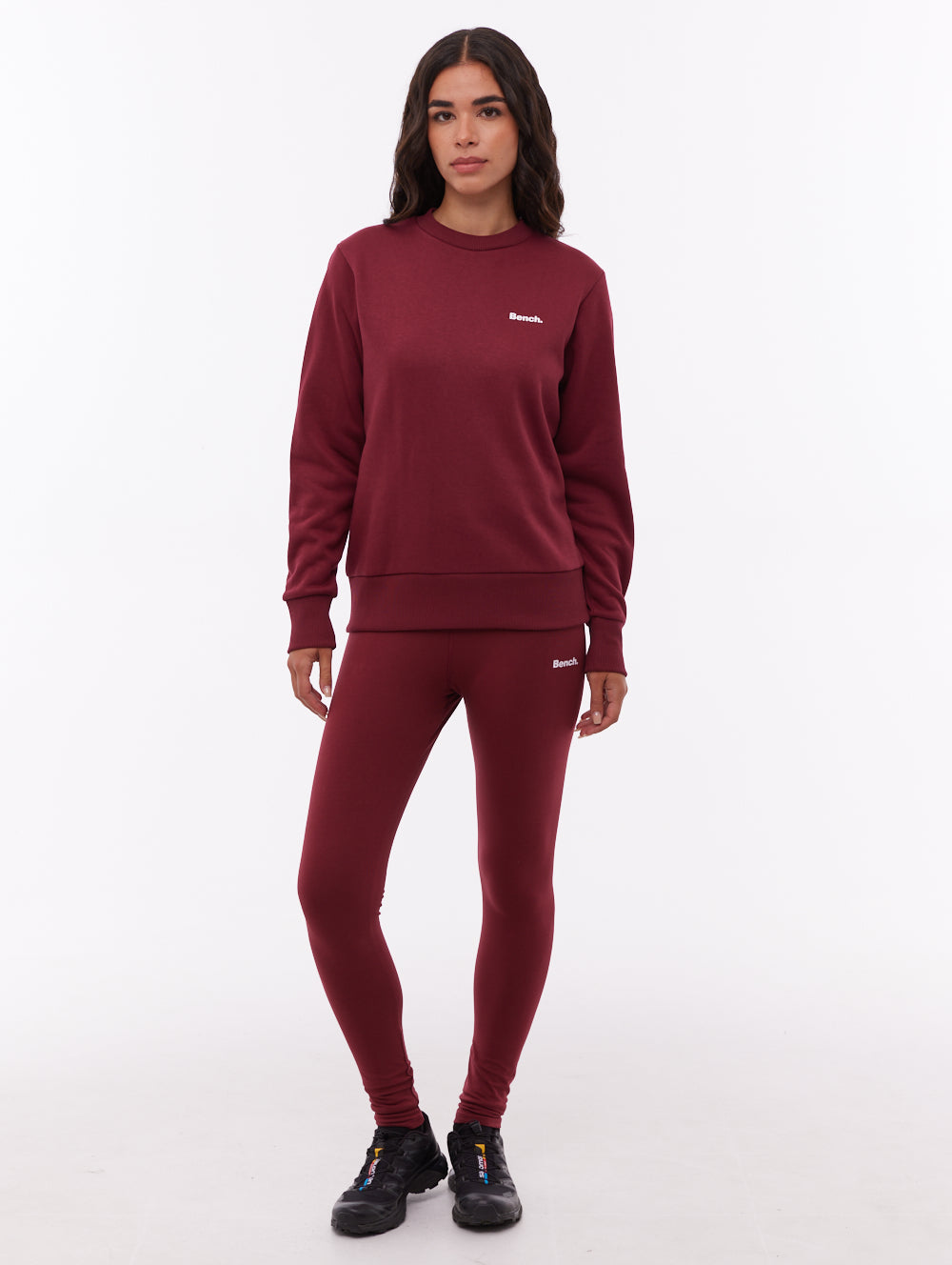 Jeana Emblem Leggings - Red