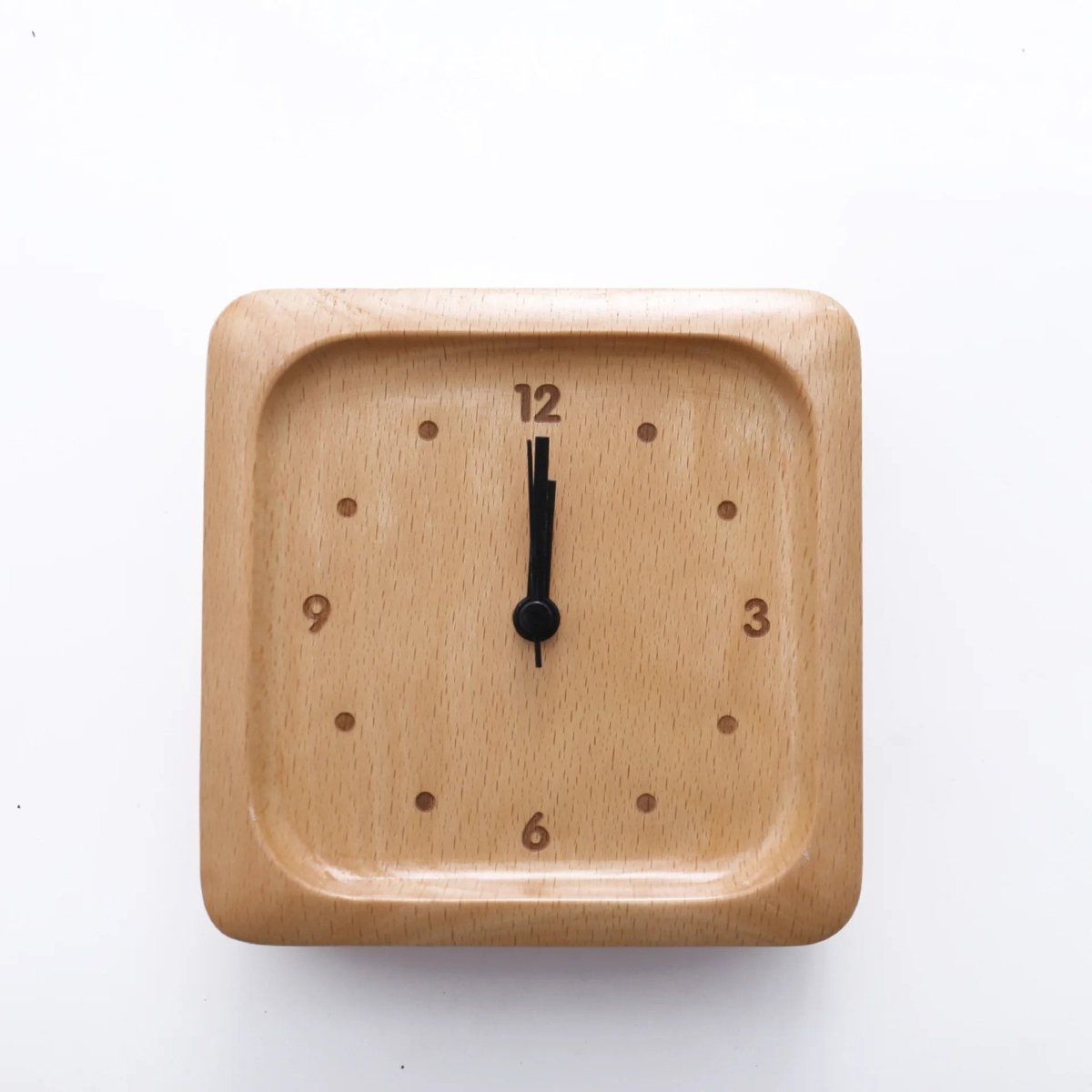 Alarm Clock Tabletop Silent Movement Minimalist Home Office