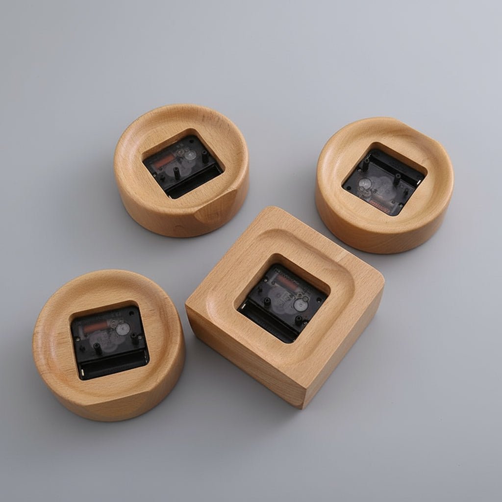 Alarm Clock Tabletop Silent Movement Minimalist Home Office