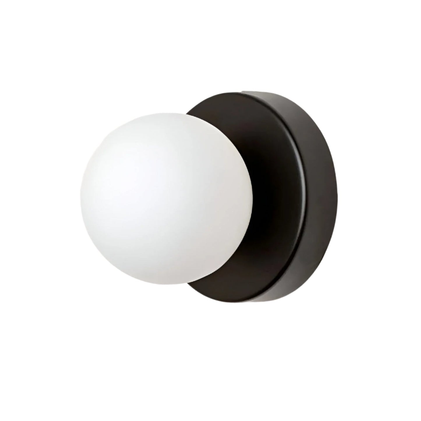 Nordic Round Glass Wall Light LED Light With Globe Shade