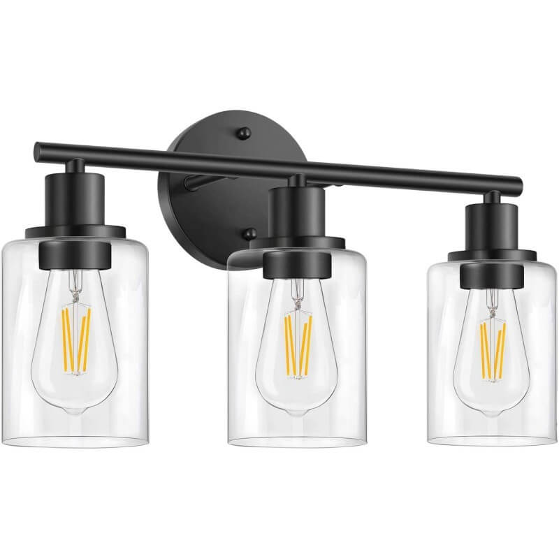 Retro Wall Sconce Light Fixture Versatile Reversible Mount