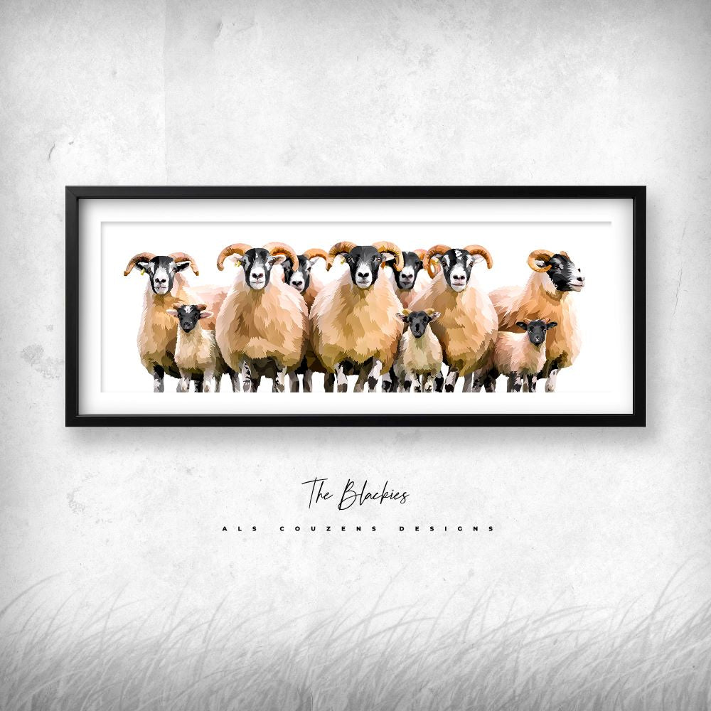 The Blackies with Frame