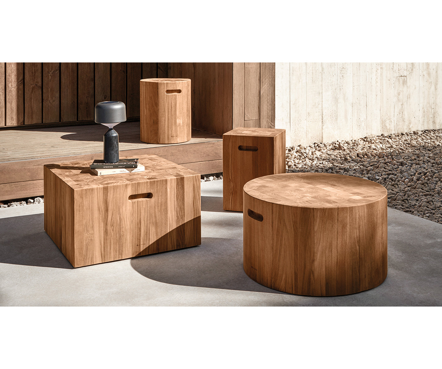 Block Square Side Table