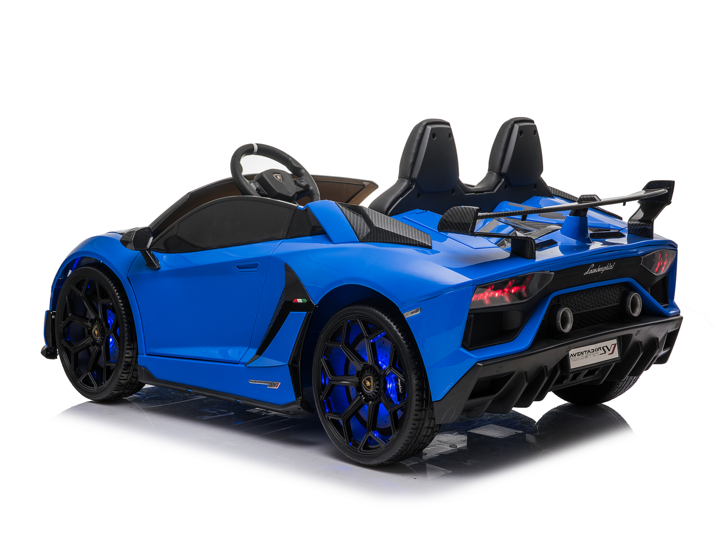 Magic Cars 2 Seater Lamborghini Aventador RC Ride On Car For Children Wireless Parental Control