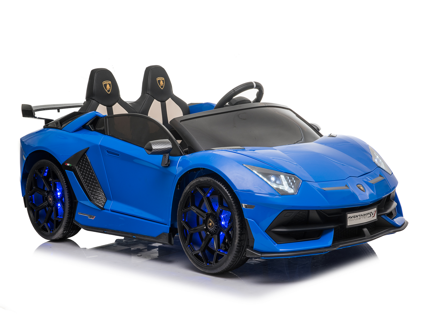 Magic Cars 2 Seater Lamborghini Aventador RC Ride On Car For Children Wireless Parental Control